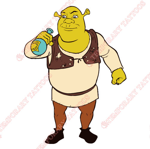 Shrek Customize Temporary Tattoos Stickers NO.3422